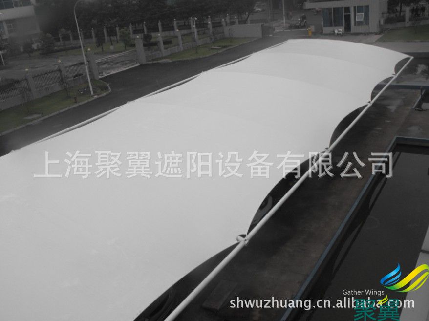 张拉膜结构连体车棚，膜结构车棚工程项目施工单位，膜结