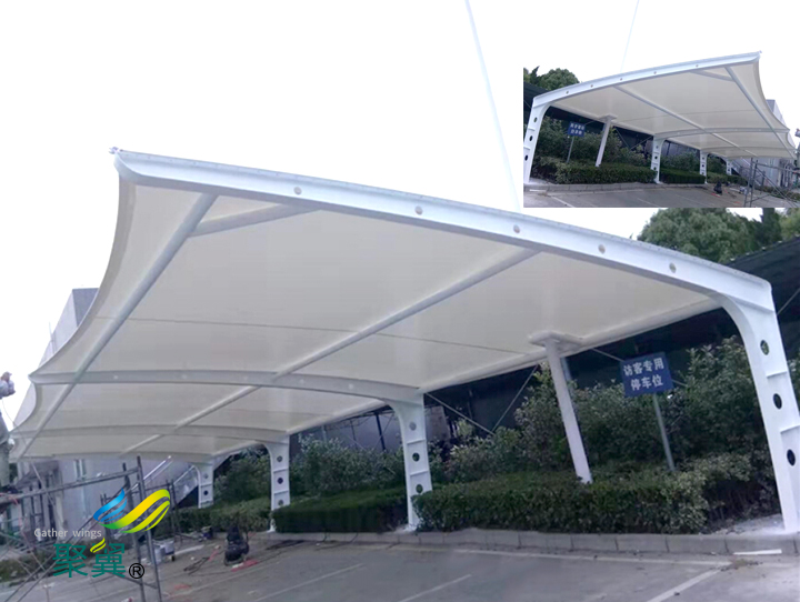 膜结构工程雨季施工措施膜结构停车棚定做